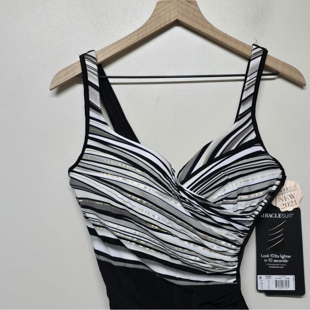 Miraclesuit
Shimmer Sands Its A Wrap One-Piece Swimsuit - Picture 7 of 13